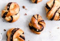 Chocolate Hazelnut Babka Buns Recipe with Gooey Swirls