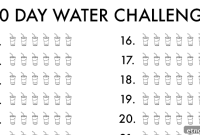 30-Day Water Challenge: Improve Hydration and Energy Fast
