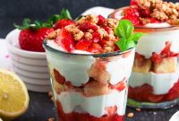 Strawberry Lemon Parfait Recipe: Layered Dessert with Fresh Fruit