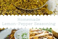 Zesty Lemon Pepper Seasoning Recipe and Uses