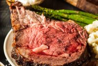 Standing Rib Roast with Garlic Mustard Wet Rub Recipe