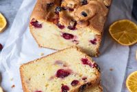 Vegan Orange and Cranberry Cake with Zesty Glaze