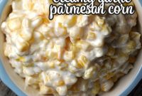Creamy Garlic Parmesan Crock Pot Corn Recipe