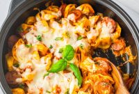 Creamy Italian Sausage Tortellini Bake: Cheesy Oven Pasta Delight