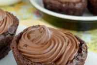 Milky Way Candy Brownie Cups: Gooey Chocolate Caramel Treats
