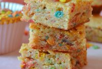 Fruity Pebbles Blondies Recipe: Chewy, Colorful Treats