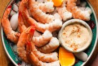 Old Bay Shrimp Cocktail with Creamy Mayo Dip
