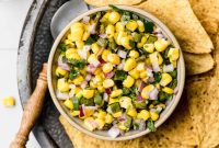 Chipotle-Style Roasted Chili Corn Salsa Recipe