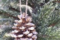 How to Make Snow-Covered Pine Cone Christmas Ornaments
