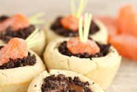Carrot Patch Cookie Cups Recipe — Springtime Dessert Treat