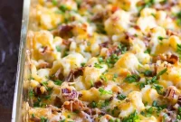 Creamy Loaded Cauliflower Casserole That Feeds a Crowd