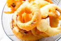 Crispy Beer-Battered Onion Rings Recipe