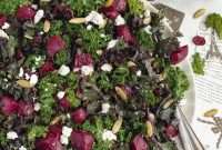 Kale Salad with Roasted Beets and Orange Vinaigrette
