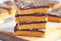 Crunchy No-Bake Peanut Butter Bars Recipe