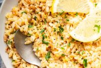 Creamy Lemon Orzo with Parmesan and Fresh Herbs