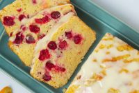 Cranberry Orange Loaf Recipe with Zesty Glaze