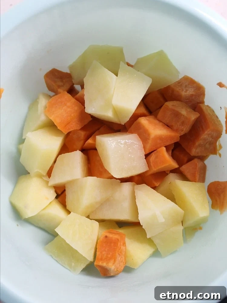 One-Pan Sausage and Roasted Sweet Potato Dinner 5 Sausage and Sweet Potato Dinner serving suggestion