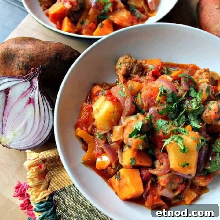 Sausage and Sweet Potato Dinner