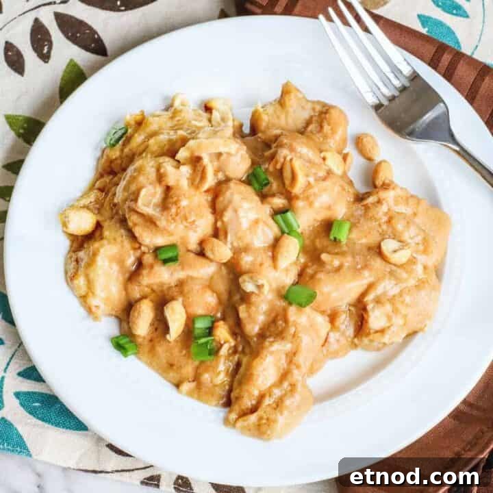 instant pot peanut chicken
