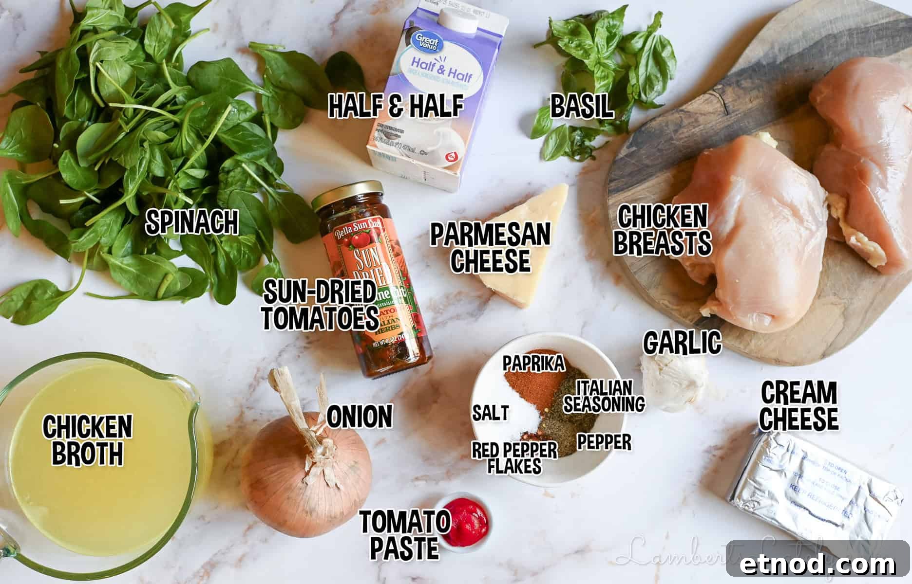 Marry Me Chicken Soup Recipe That Wins Hearts 3 ingredients for marry me chicken soup.