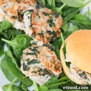 Feta & Spinach Turkey Burgers with Garlic Yogurt Sauce 4 Feta and Spinach Turkey Burgers