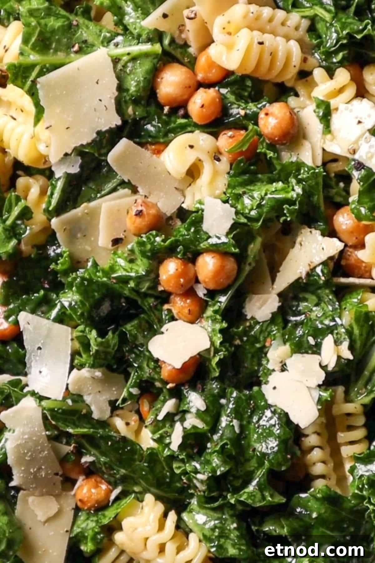 Kale and Chickpea Salad with Lemon-Tahini Dressing 3 chickpea and kale salad