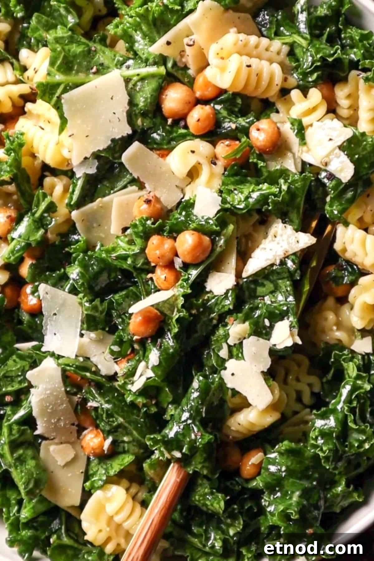 Kale and Chickpea Salad with Lemon-Tahini Dressing 7 kale and chickpea salad
