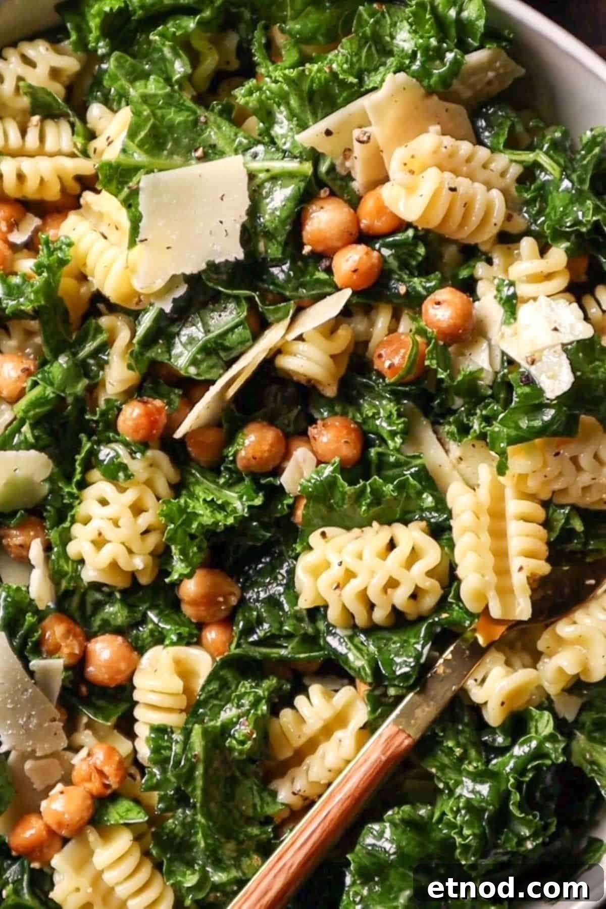 Kale and Chickpea Salad with Lemon-Tahini Dressing 8 kale and chickpea salad