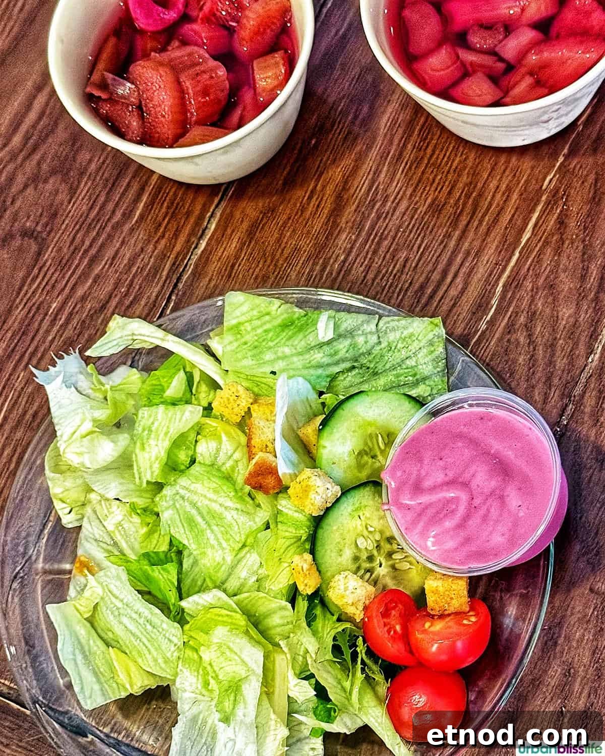 Knott's Berry Farm Boysenberry Food Trail: Must-Try Treats Guide 17 salad with boysenberry dressing.