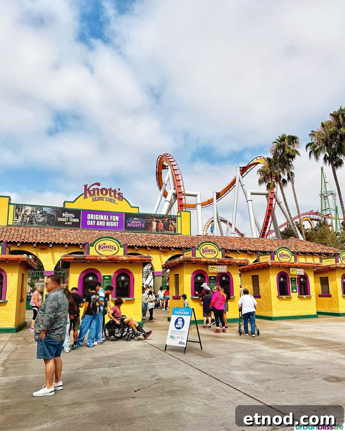 Knott's Berry Farm Boysenberry Food Trail: Must-Try Treats Guide 3 Knott's Berry Farm entrance.