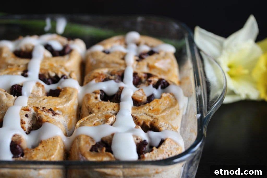Hot Cross Bun Chocolate Rolls...a delicious healthy Easter treat made from the Free From Fairy's wholesome gluten free flour. #Easter #hotcrossbun #glutenfree https://freefromfairy.com
