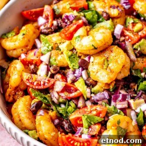Zesty Shrimp and Black Bean Salad - Olivia Adriance