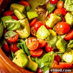 Avocado Tomato Herb Salad - Olivia Adriance