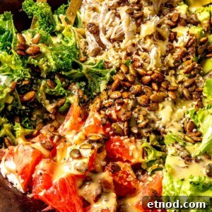 Grapefruit Avocado Salad with Pepitas and Lemon Tahini Dressing - Olivia Adriance