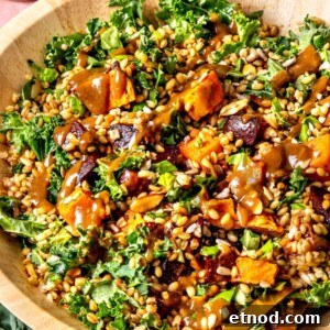 Warm Winter Salad with Roasted Shallot Dressing - Olivia Adriance