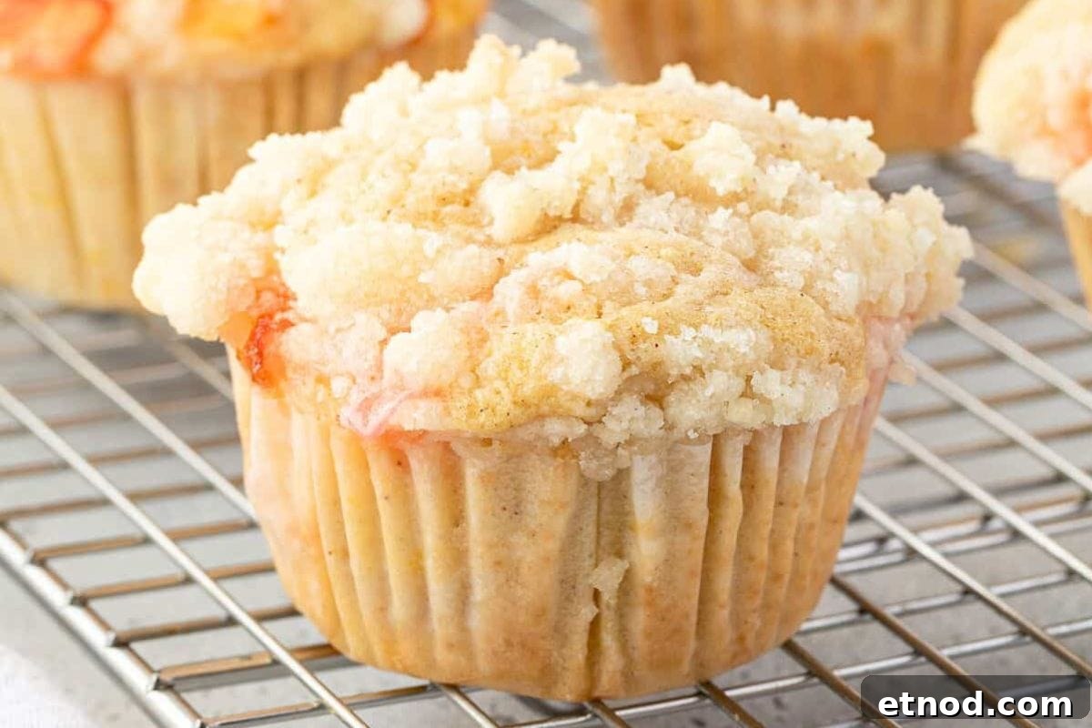 16 Classic Muffin Recipes You’ll Make Again and Again 5 Peach Cobbler Muffins