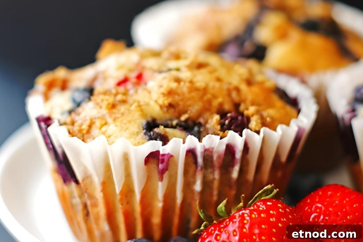 16 Classic Muffin Recipes You’ll Make Again and Again 7 Triple Berry Muffins