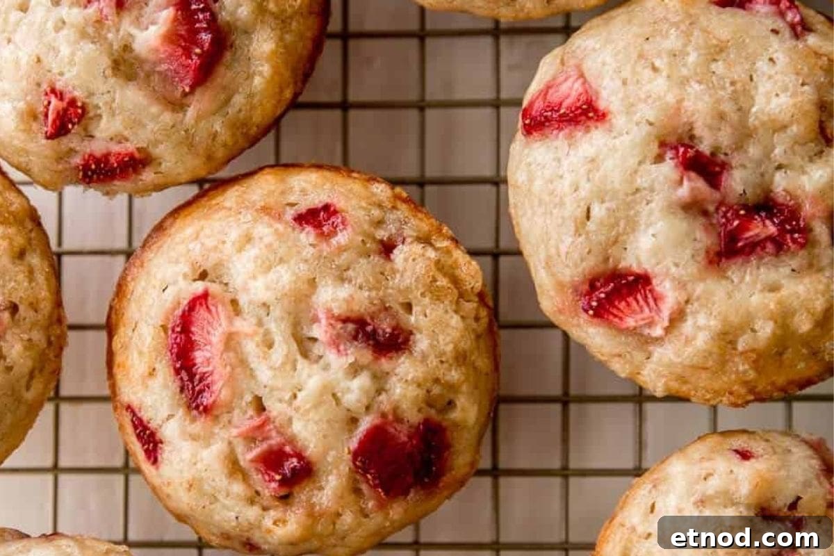 16 Classic Muffin Recipes You’ll Make Again and Again 8 Strawberry Banana Muffins