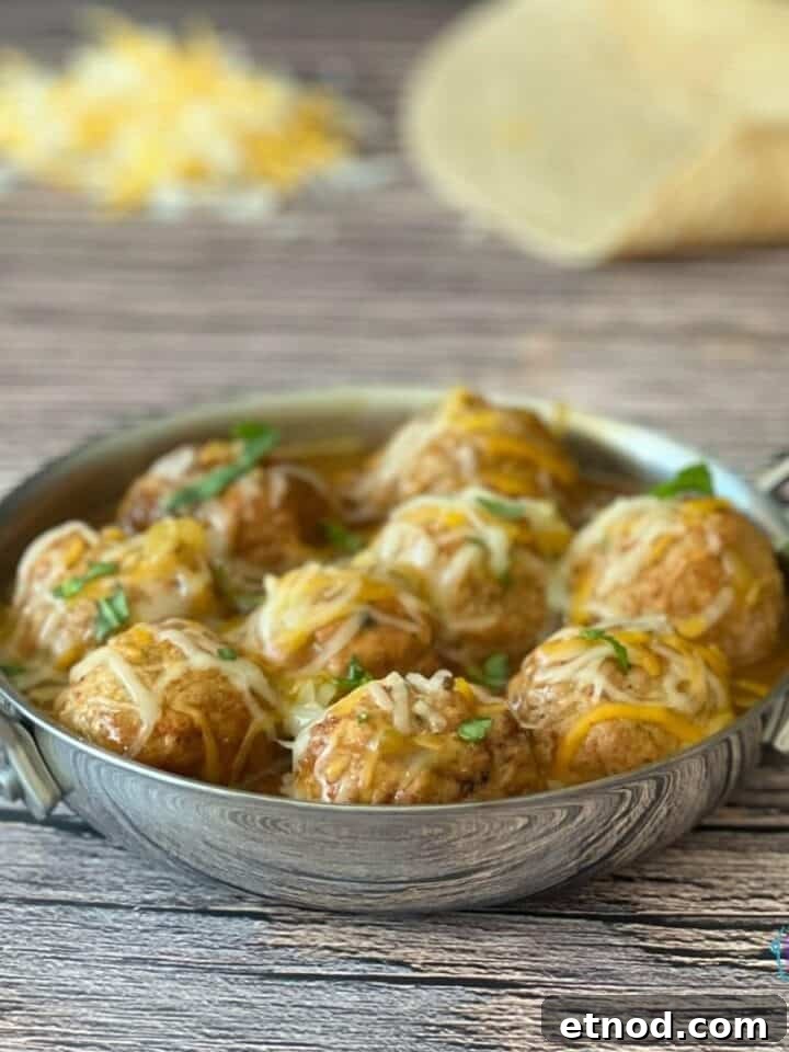 17 Delicious Frozen Meatball Recipes for Quick Weeknight Meals 11 Slow Cooker Enchilada Meatballs