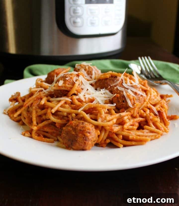 17 Delicious Frozen Meatball Recipes for Quick Weeknight Meals 7 Creamy Spaghetti and Meatballs