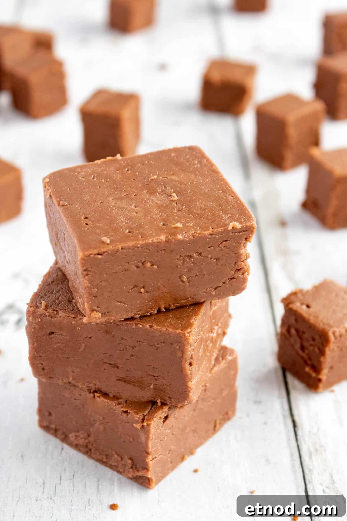 Whimsical Fantasy Fudge Recipe for Magical Flavor 2 Stack of fantasy fudge.