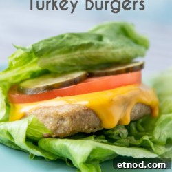 Low-Carb Lettuce-Wrapped Turkey Burgers from the Air Fryer 3 keto air fryer turkey burgers recipe