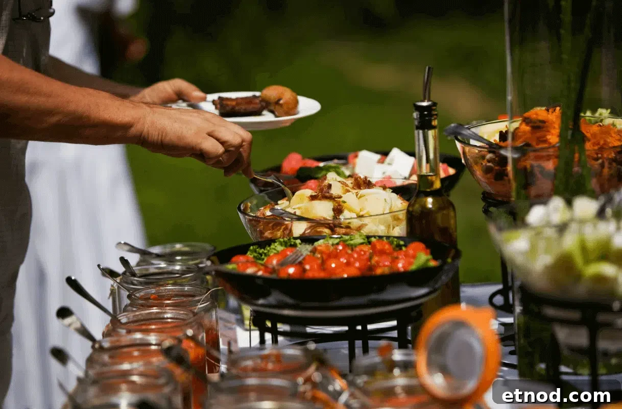 Choose a caterer that aligns with your diet