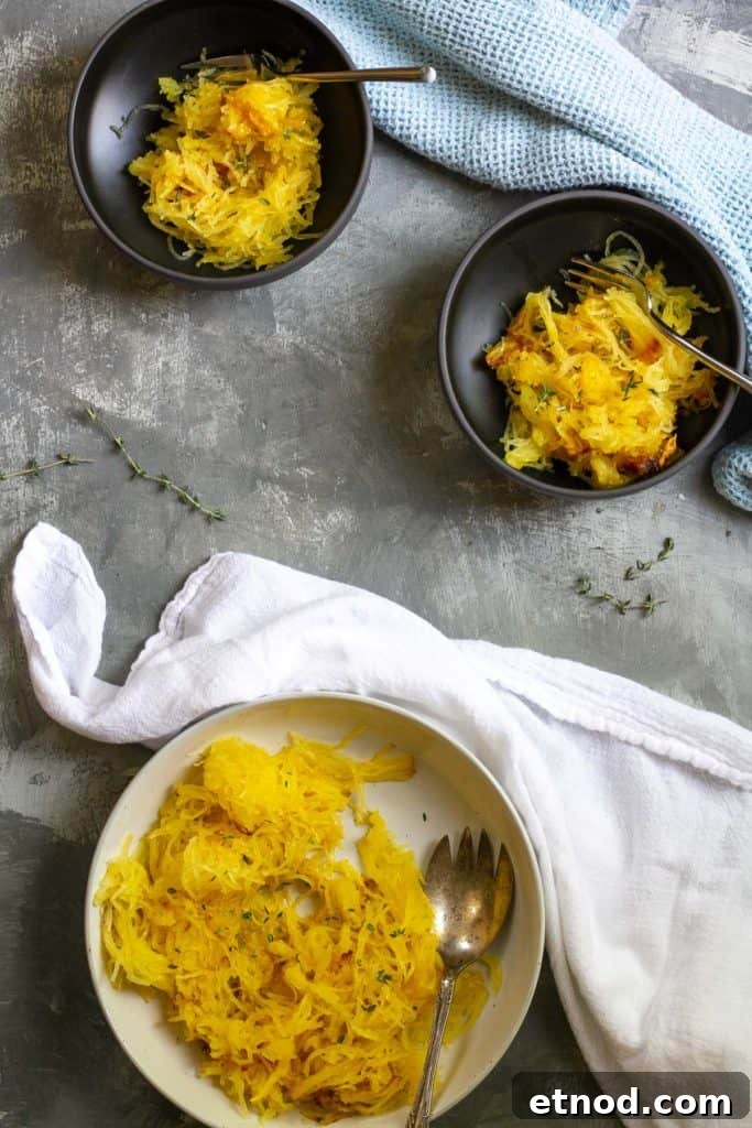 31 Delicious Side Dishes for Ham That Complete Any Dinner 24 Roasted Spaghetti Squash