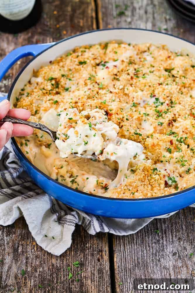 31 Delicious Side Dishes for Ham That Complete Any Dinner 28 Cheesy Vegan Cauliflower Casserole