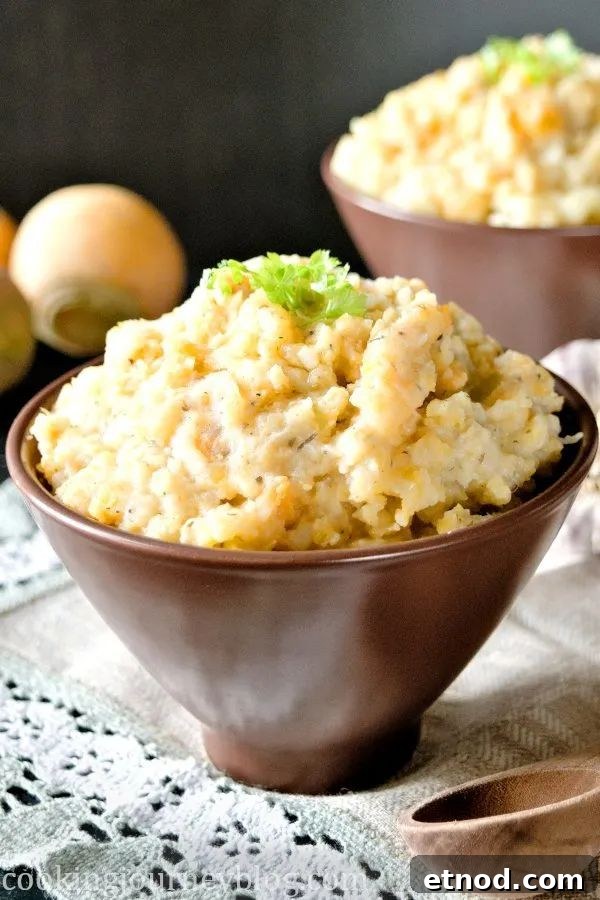 31 Delicious Side Dishes for Ham That Complete Any Dinner 6 Mashed Turnips and Potatoes