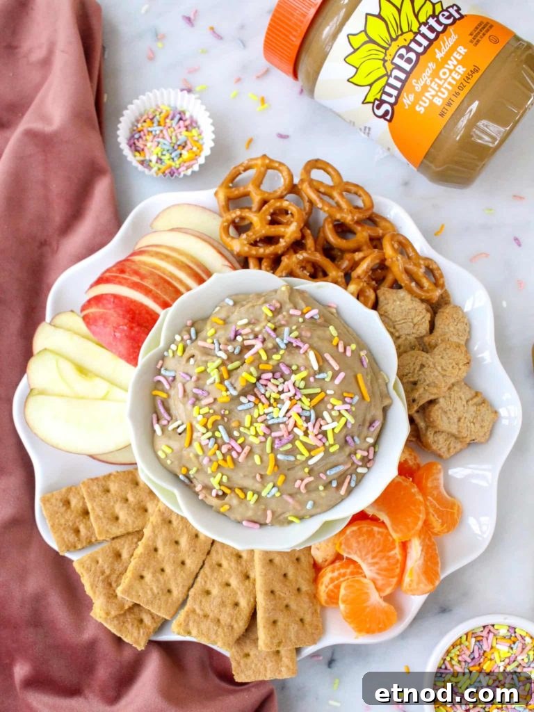 Healthy Cake Batter Dip 