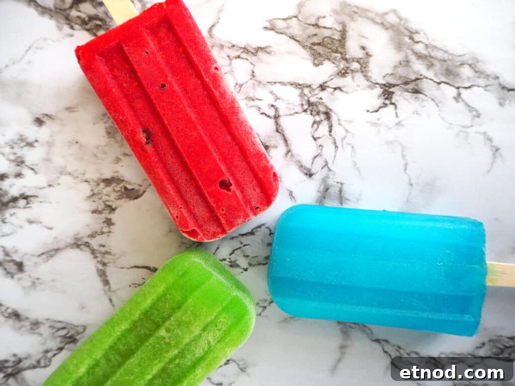 PJ Masks-Inspired Popsicle Recipes Kids Will Love 3 PJ Masks popsicles trio