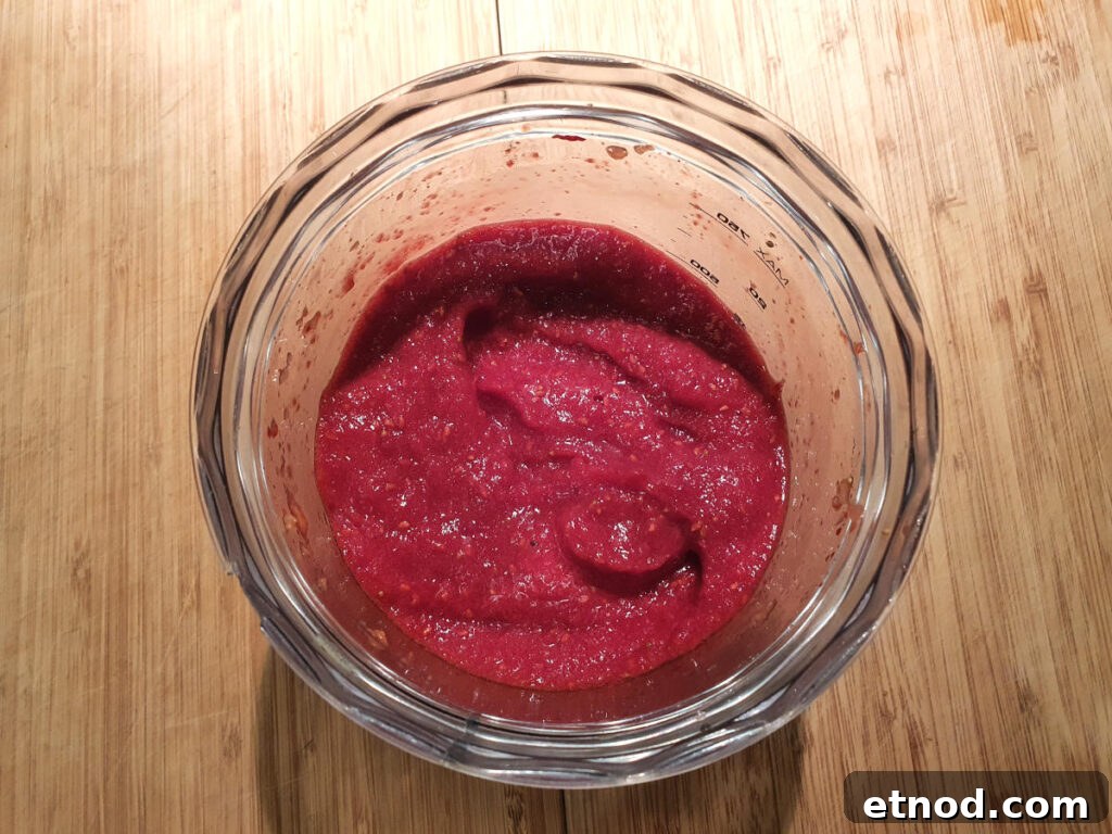 PJ Masks-Inspired Popsicle Recipes Kids Will Love 6 Blended strawberries and raspberries