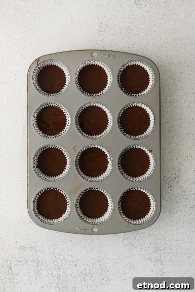 Decadent Hot Chocolate Cupcakes with Gooey Chocolate Center 4 img 14768 6